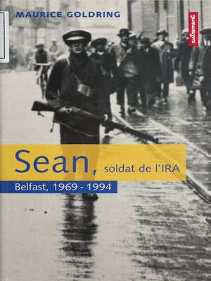 cover image of Sean, soldat de l'I.R.A.